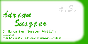 adrian suszter business card